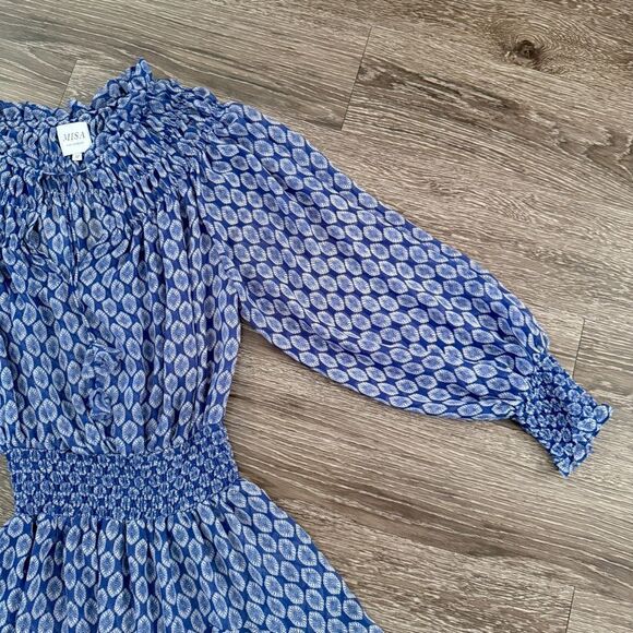 Misa Almaha Dress in Majorelle Lapis Tile - Picture 4 of 9